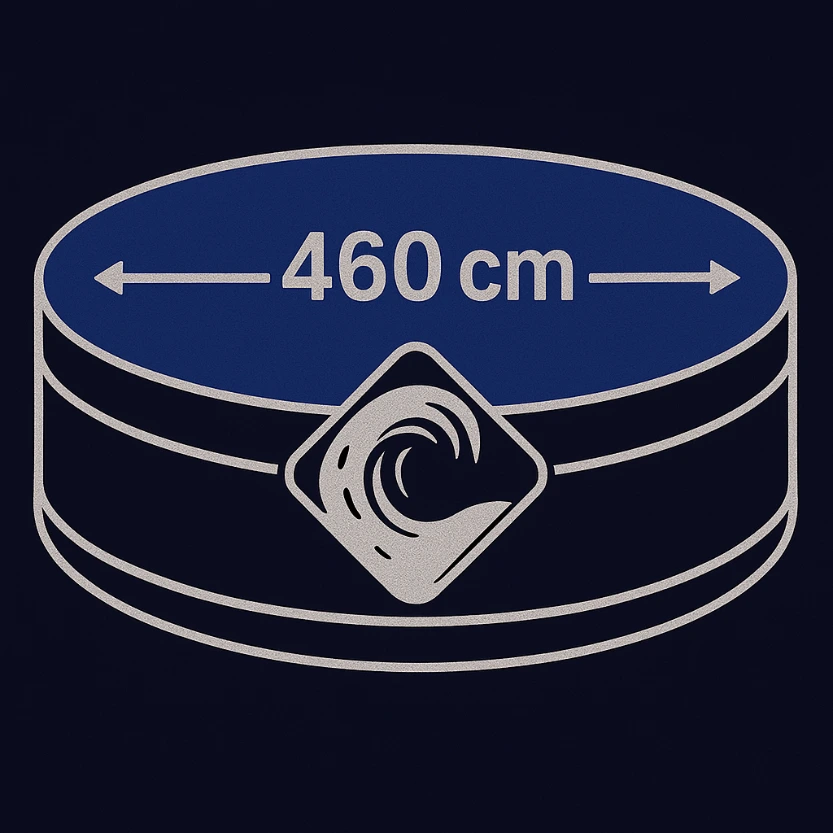 Kruh 460 cm (průměr) nesvařená